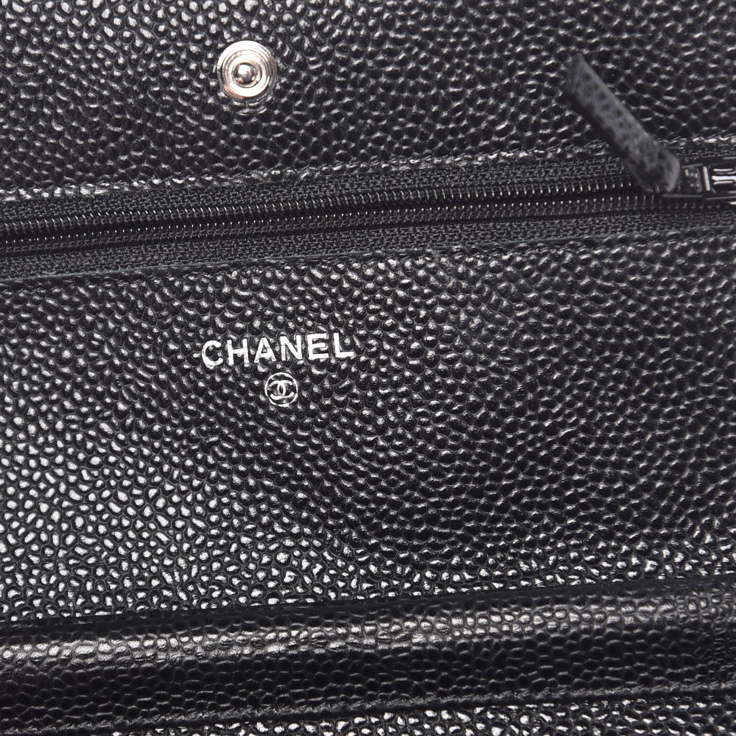 Chanel Caviar Quilted Wallet On Chain WOC Black 6 of 11