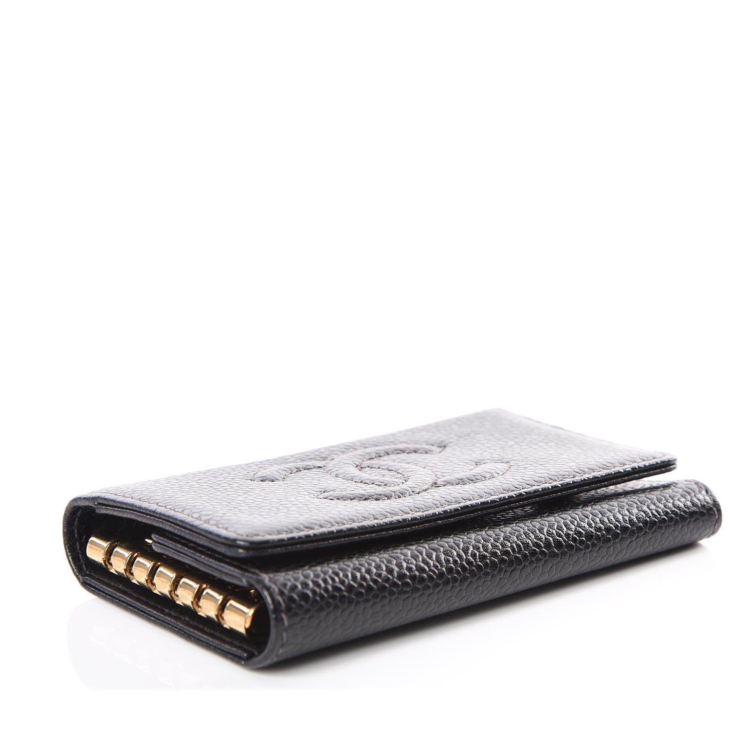 Chanel Caviar Timeless CC 6 Key Holder Case Black 3 of 11