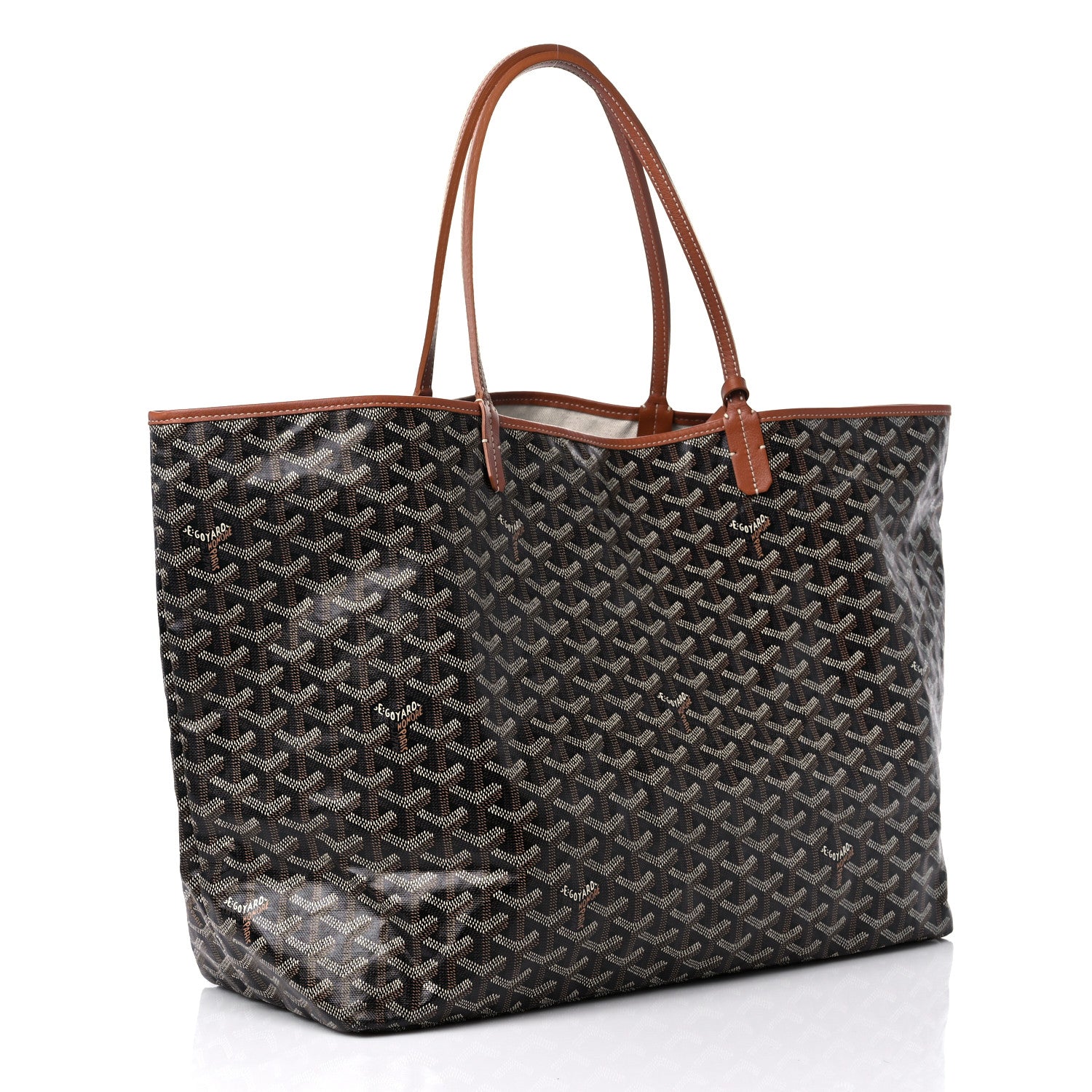 Goyard Goyardine Saint Louis GM Black Gold 4 of 14