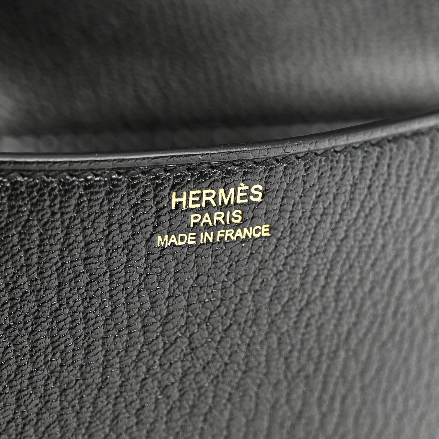 Hermes Chevre Mysore Cinhetic Clutch Black 6 of 10