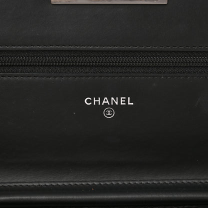 Chanel Patent Quilted Golden Class Wallet on Chain WOC Black 6 of 11