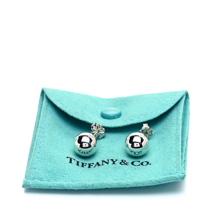 Tiffany Sterling Silver 10mm HardWear Ball Earrings 5 of 5