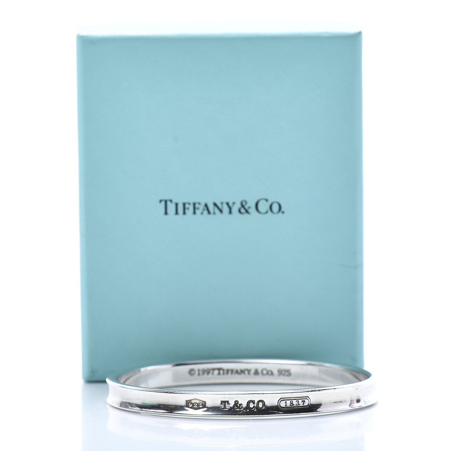 Sterling Silver Narrow 1837 Bangle Bracelet