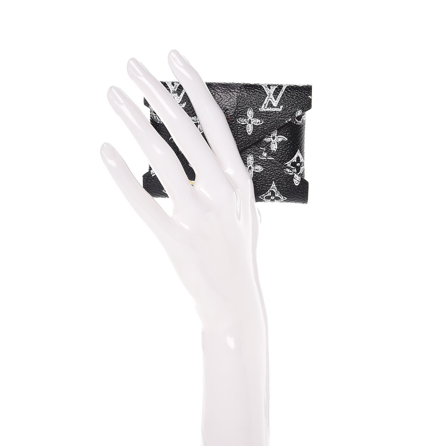 Louis Vuitton Catogram Small Kirigami Pochette Insert Black White 2 of 8