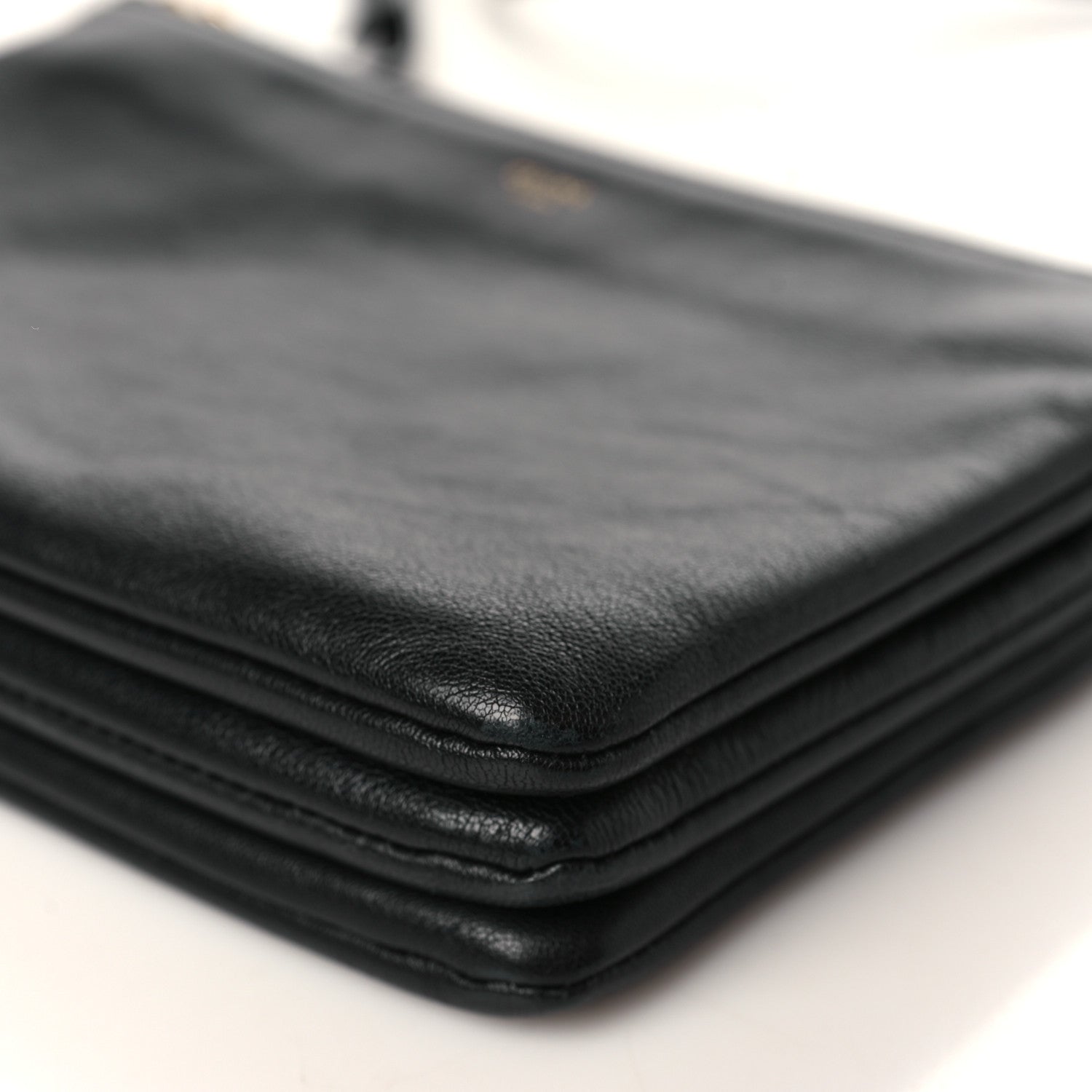 Celine Lambskin Small Trio Crossbody Bag Black 10 of 11