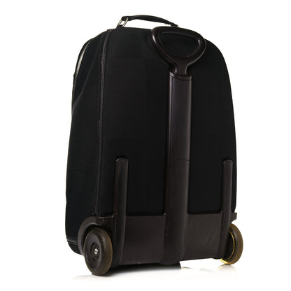 Louis Vuitton Damier Geant Conquerant 55 Roller Luggage Black 2 of 26