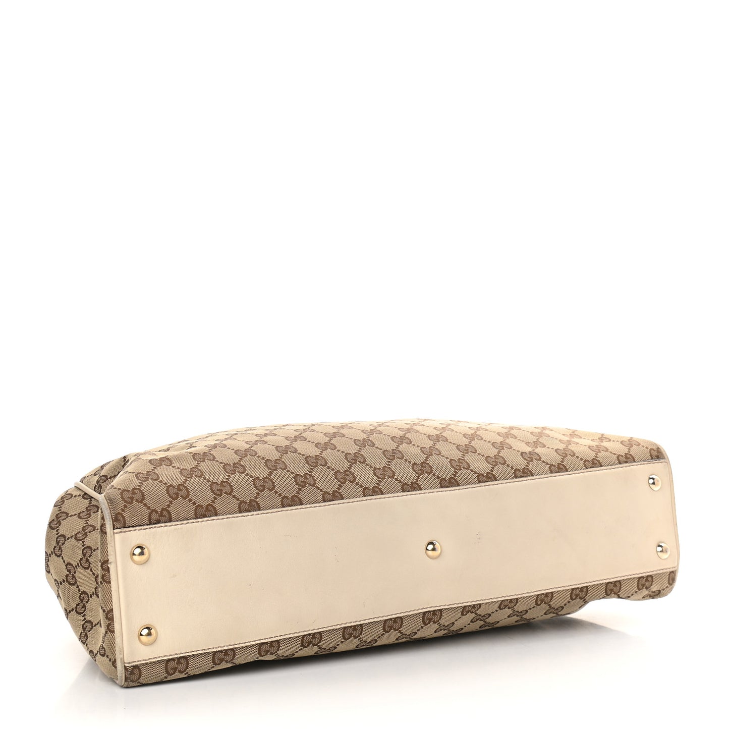 Monogram Peggy Braided Tote Off White