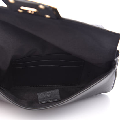 Fendi Vitello Grace Matte Duo Baguette Black 5 of 11