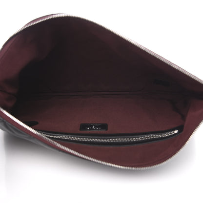 Chanel Lambskin Quilted Large Cosmetic Case Black 4 of 7