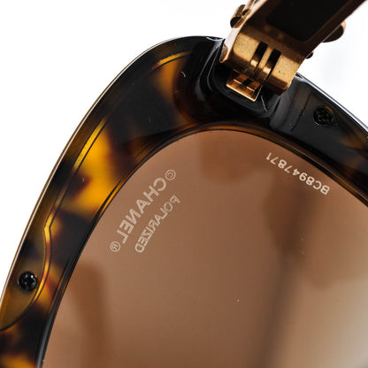 Chanel Bijou Cat Eye Sunglasses 5354 Tortoise 7 of 9