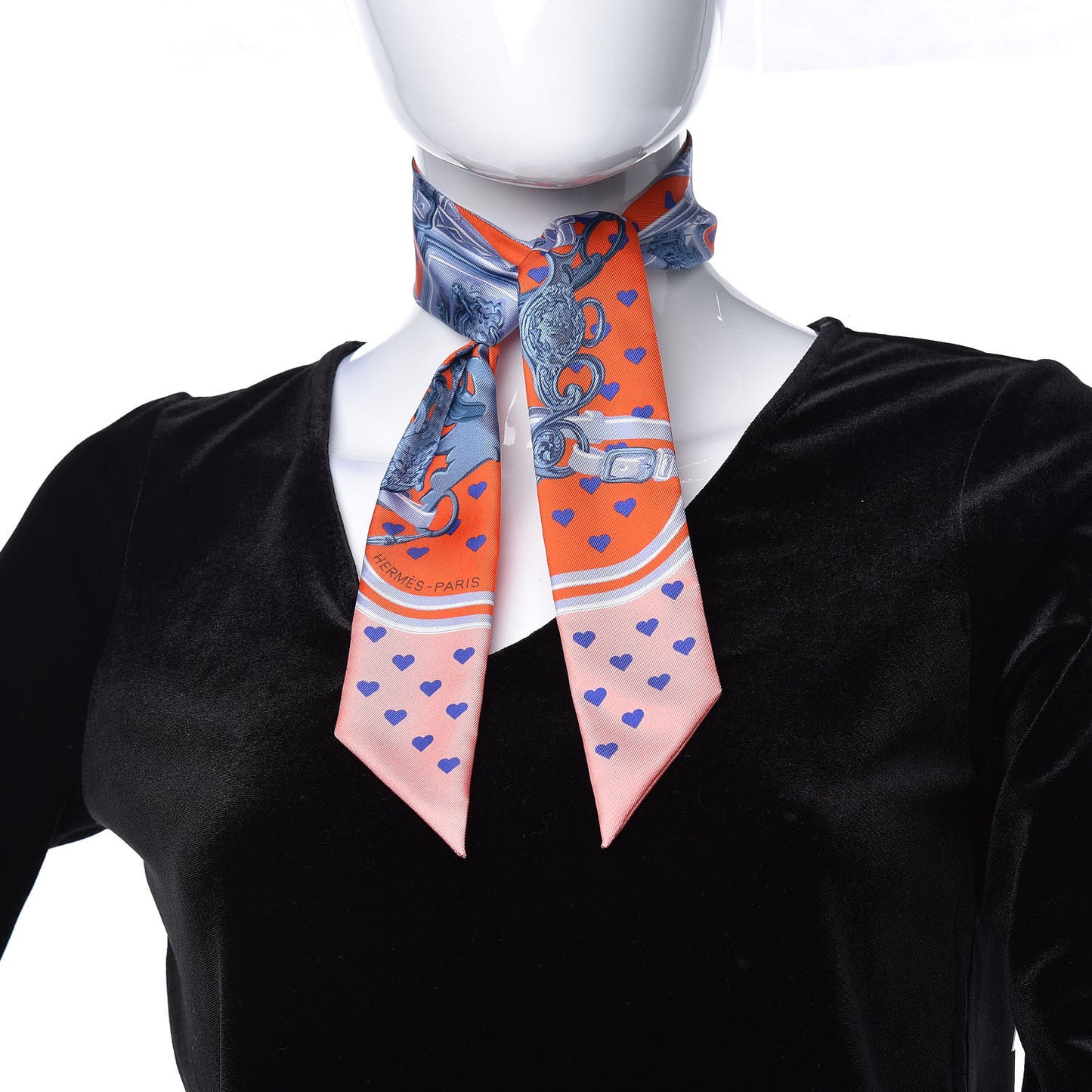 Silk Brides de Gala Love Twilly Orange Gris Bleuete Saumon