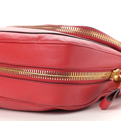 Tom Ford Pebbled Calfskin Large Jennifer Red 10 of 12