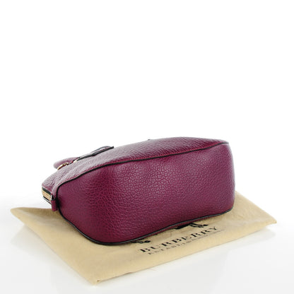 Burberry Heritage Grain Small Orchard Bowling Bag Damson Magenta 4 of 8
