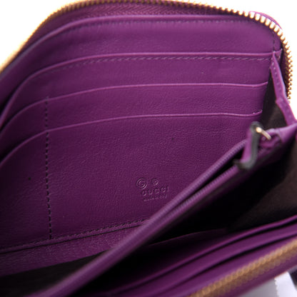 Gucci Guccissima Donna Long Wallet Purple 6 of 8