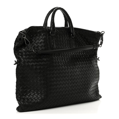 Bottega Veneta Nappa Intrecciato Medium Convertible Tote Black 5 of 18