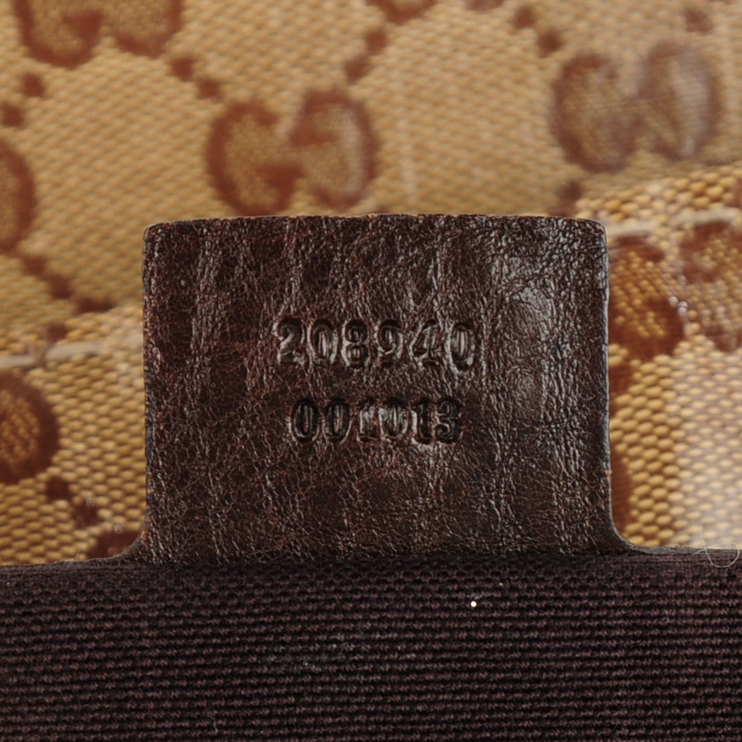 Crystal Monogram Medium Babouska Vertical Shopping Tote Dark Brown