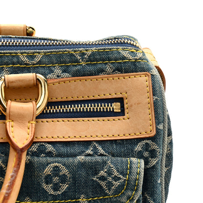 Louis Vuitton Monogram Denim Neo Speedy Blue 18 of 19