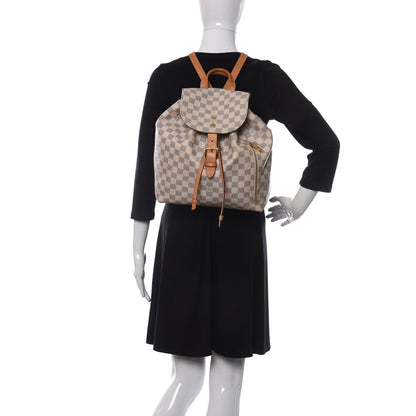 Louis Vuitton Damier Azur Sperone Backpack 2 of 11