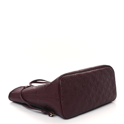 Louis Vuitton Empreinte Monogram Giant Neverfull MM Wine 5 of 10
