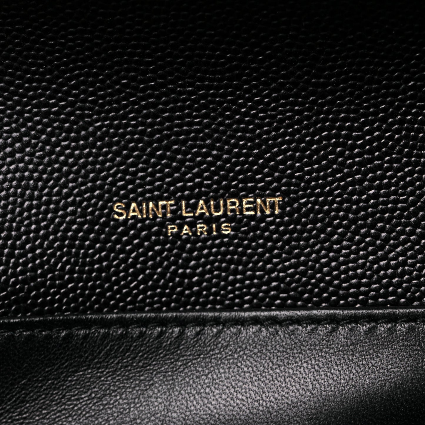 Grain De Poudre Monogram Cassandra Chain Wallet Black