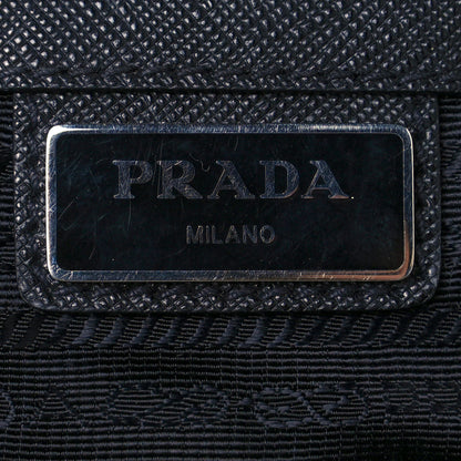 Prada X JAMES JEAN Tessuto Nylon Patch Shopping Tote Black 6 of 18