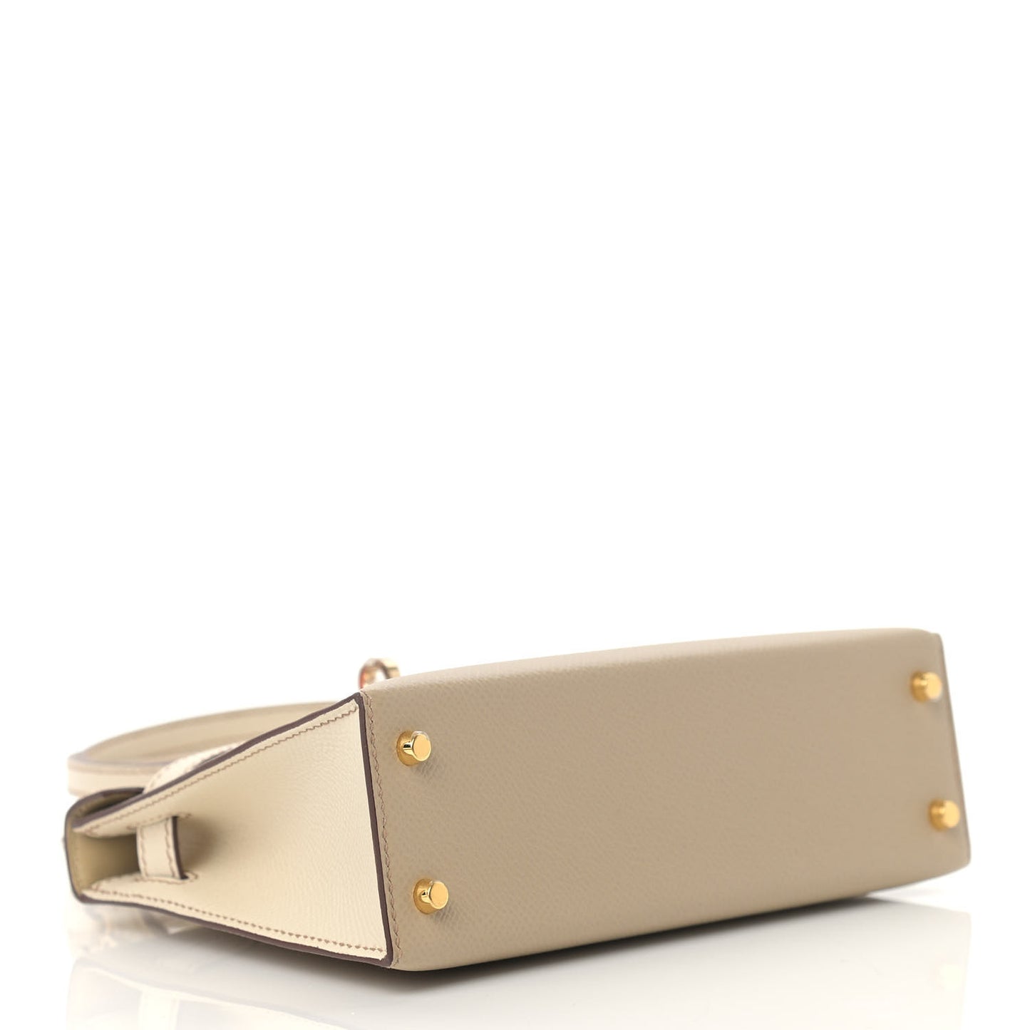 Epsom Horseshoe Mini Kelly Sellier 20 Trench Craie