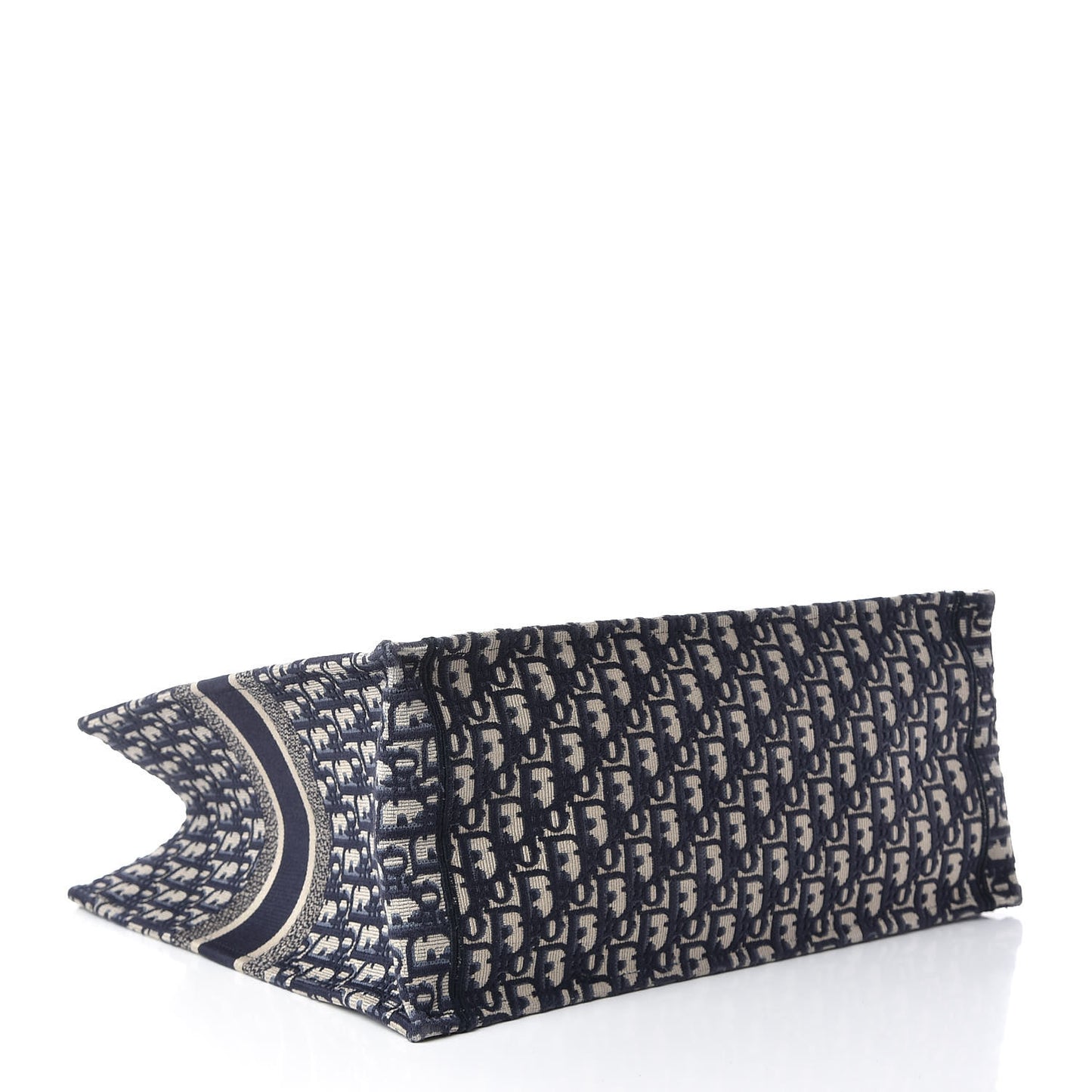 Oblique Book Tote Blue Multicolor