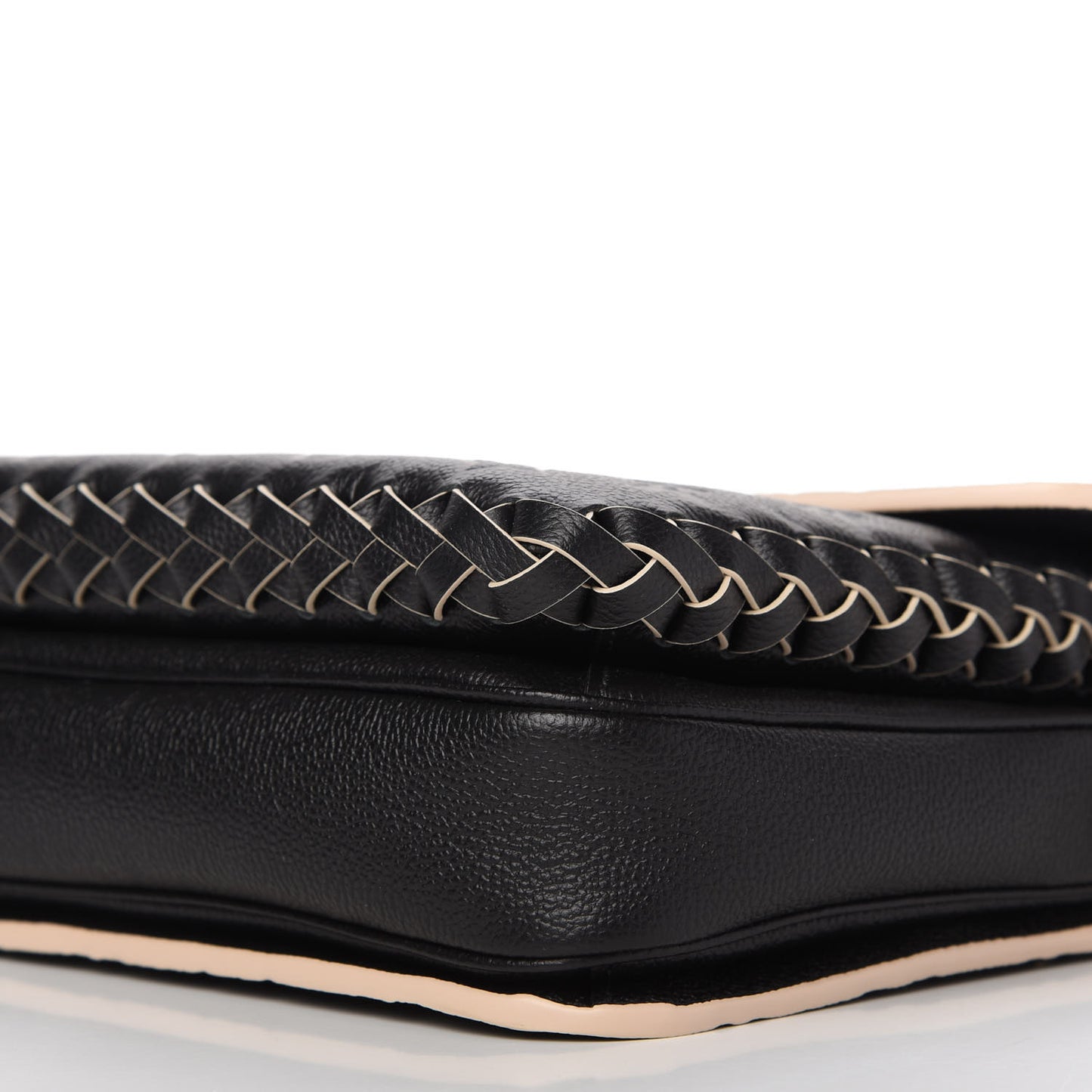 Empreinte Braided Pochette Metis Black