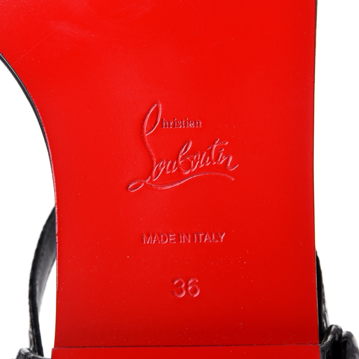 Christian Louboutin Calfskin Jurassic Planet Ball Sandal Flats 36 Black 7 of 9