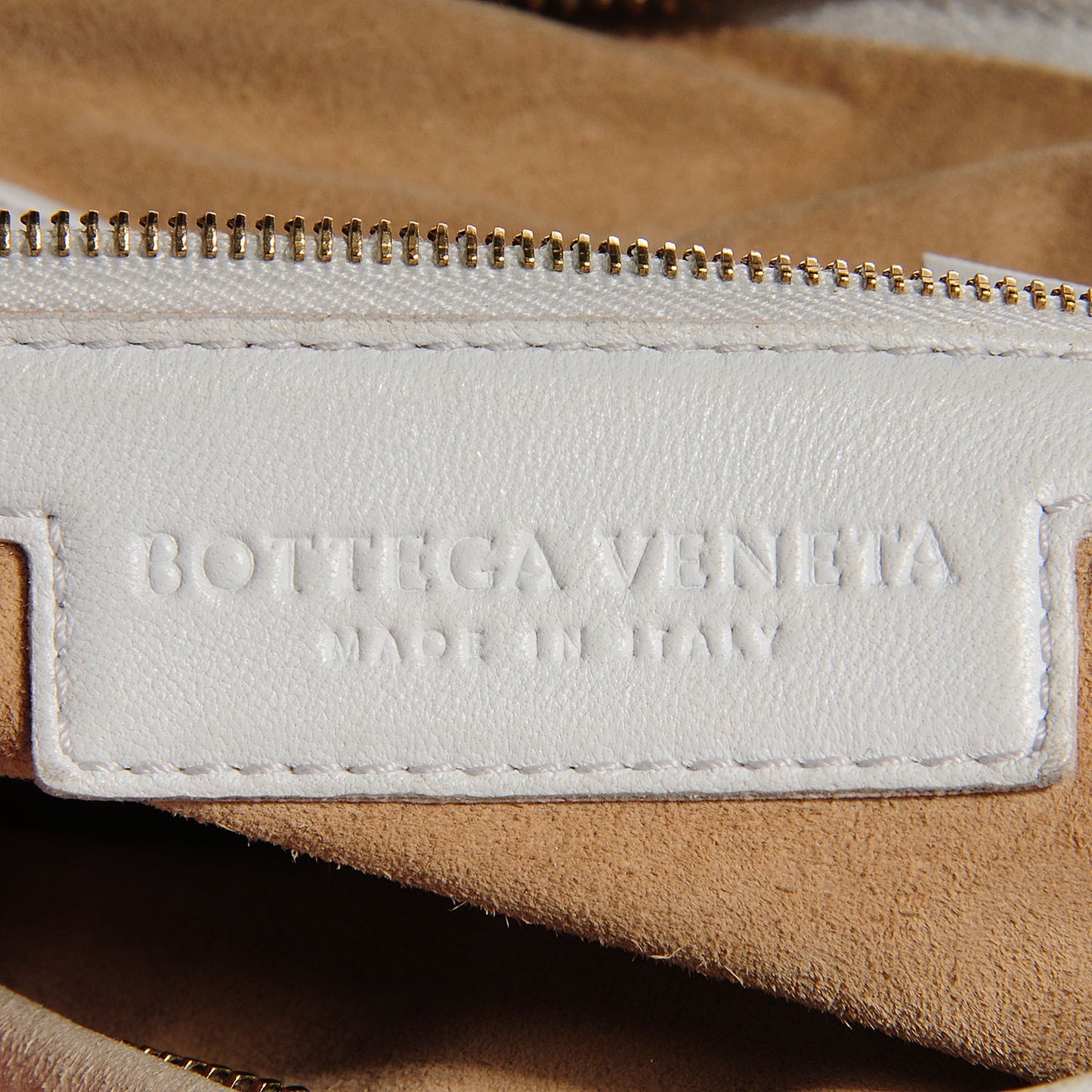 Nappa Intrecciato Medium Hobo White