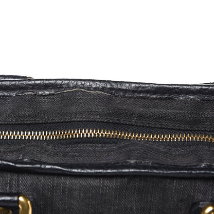 Louis Vuitton Denim Neo Cabby GM Black 11 of 13
