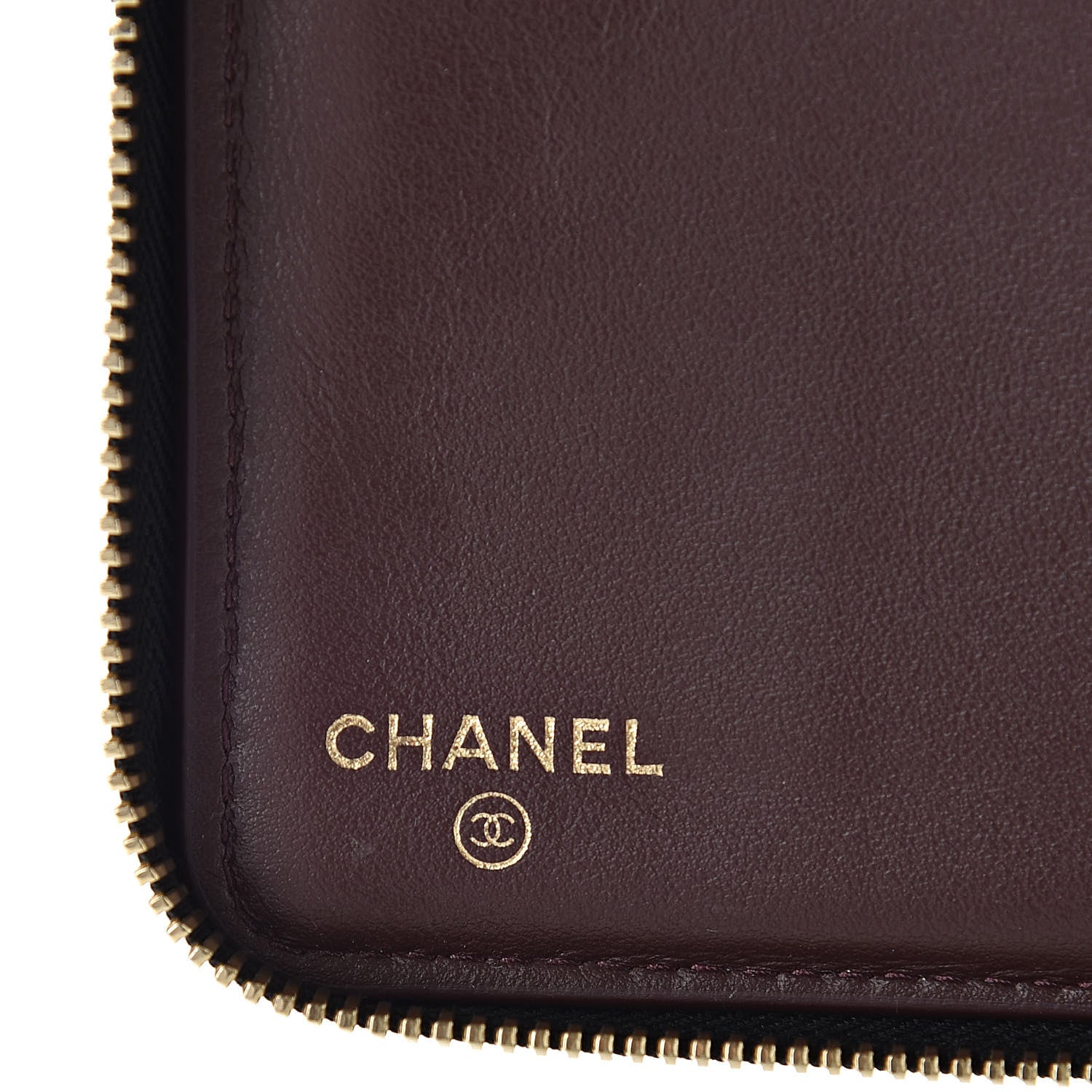 Chanel Caviar Quilted Large Zip Around Organizer Wallet Black 6 of 8