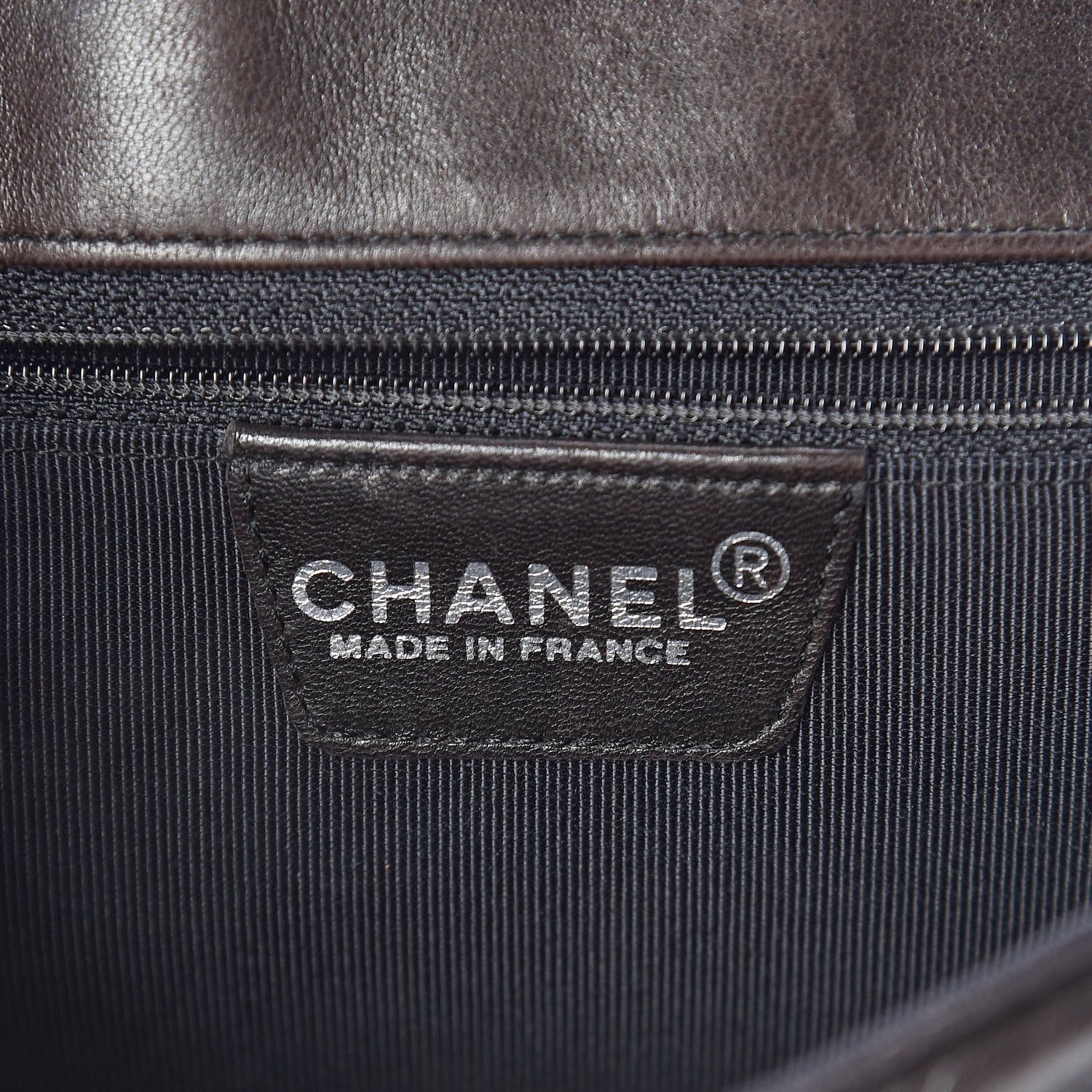 Chanel Lambskin Patchwork Medium Mademoiselle Flap Dark Brown 6 of 10