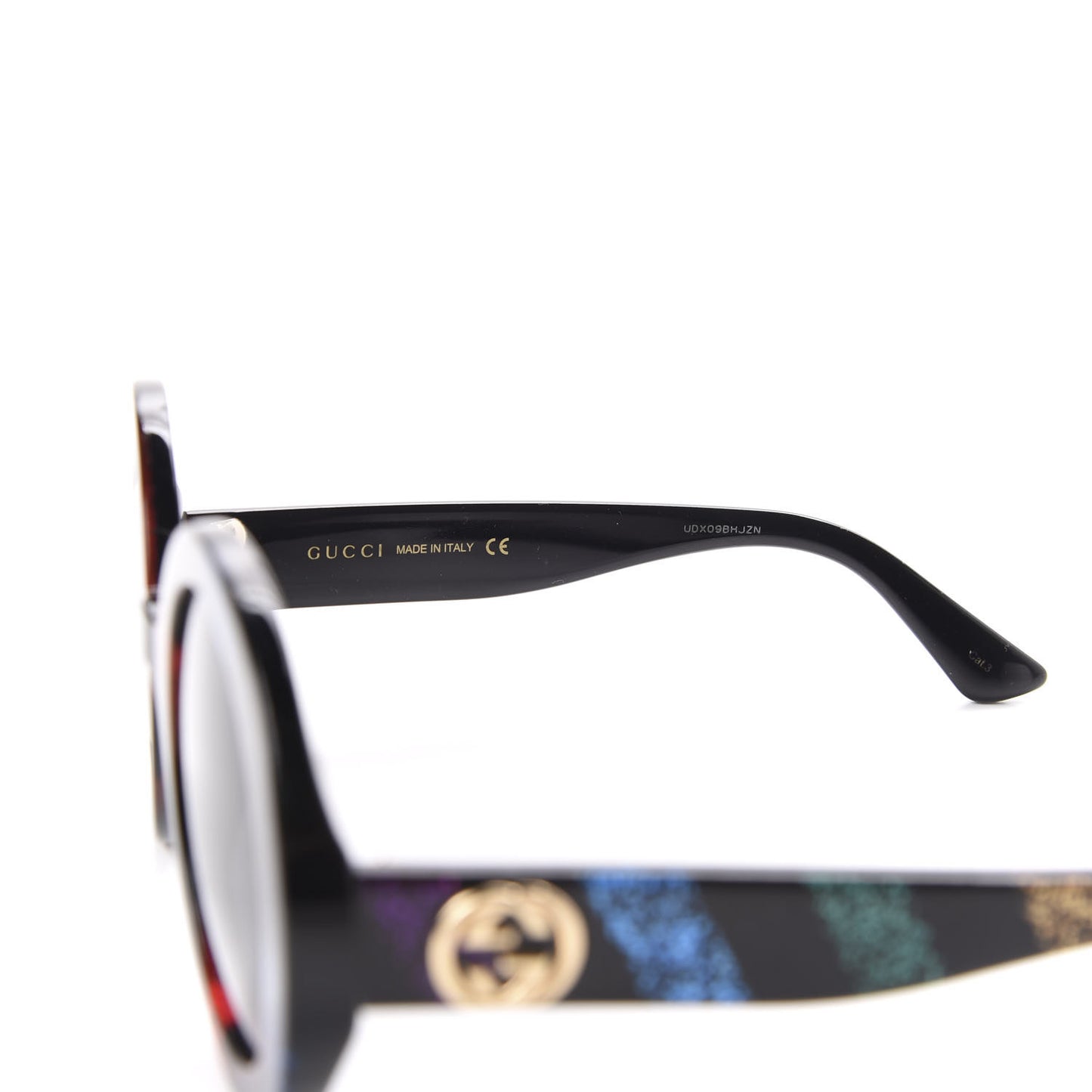 Acetate Round Glitter GG0319S Sunglasses Rainbow