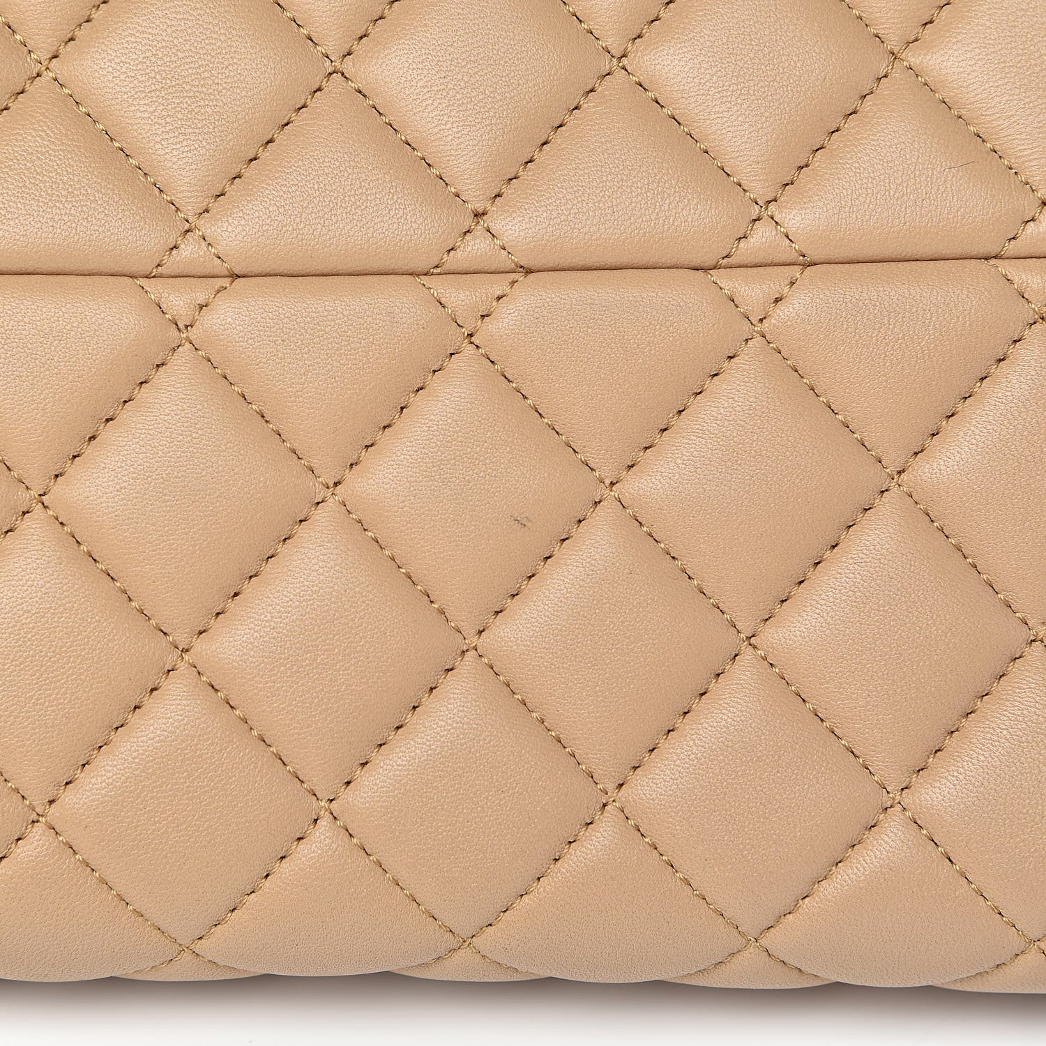 Chanel Lambskin Quilted Medium Just Mademoiselle Beige 10 of 12