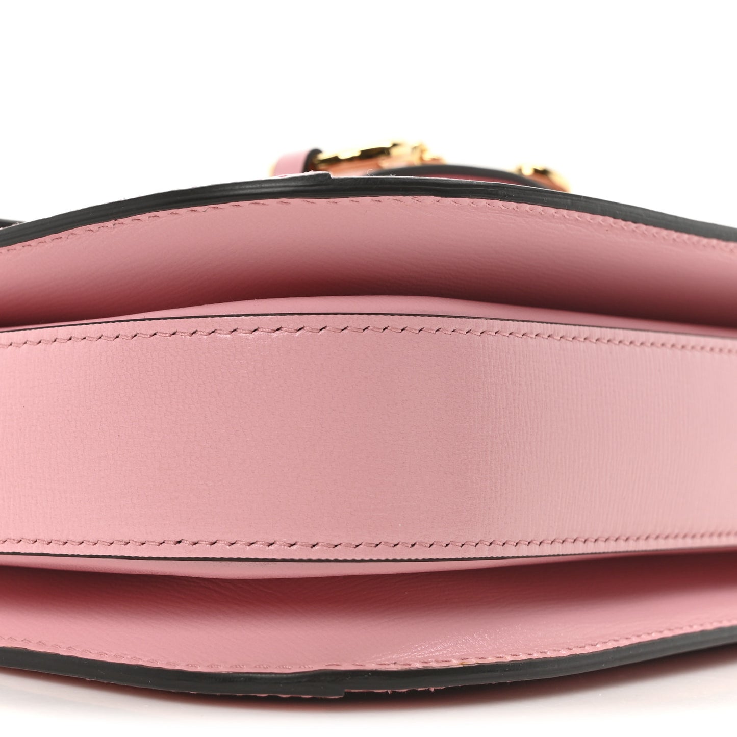 Azalea Calfskin Horsebit 1955 Shoulder Bag New Cherry Red Wild Rose