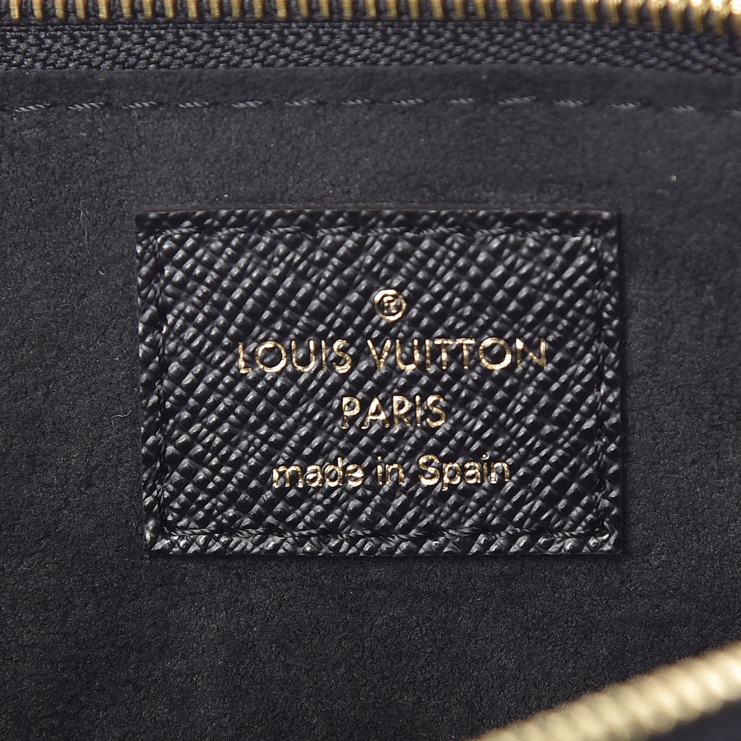 Monogram Giant Jungle Pochette Double Zip Black