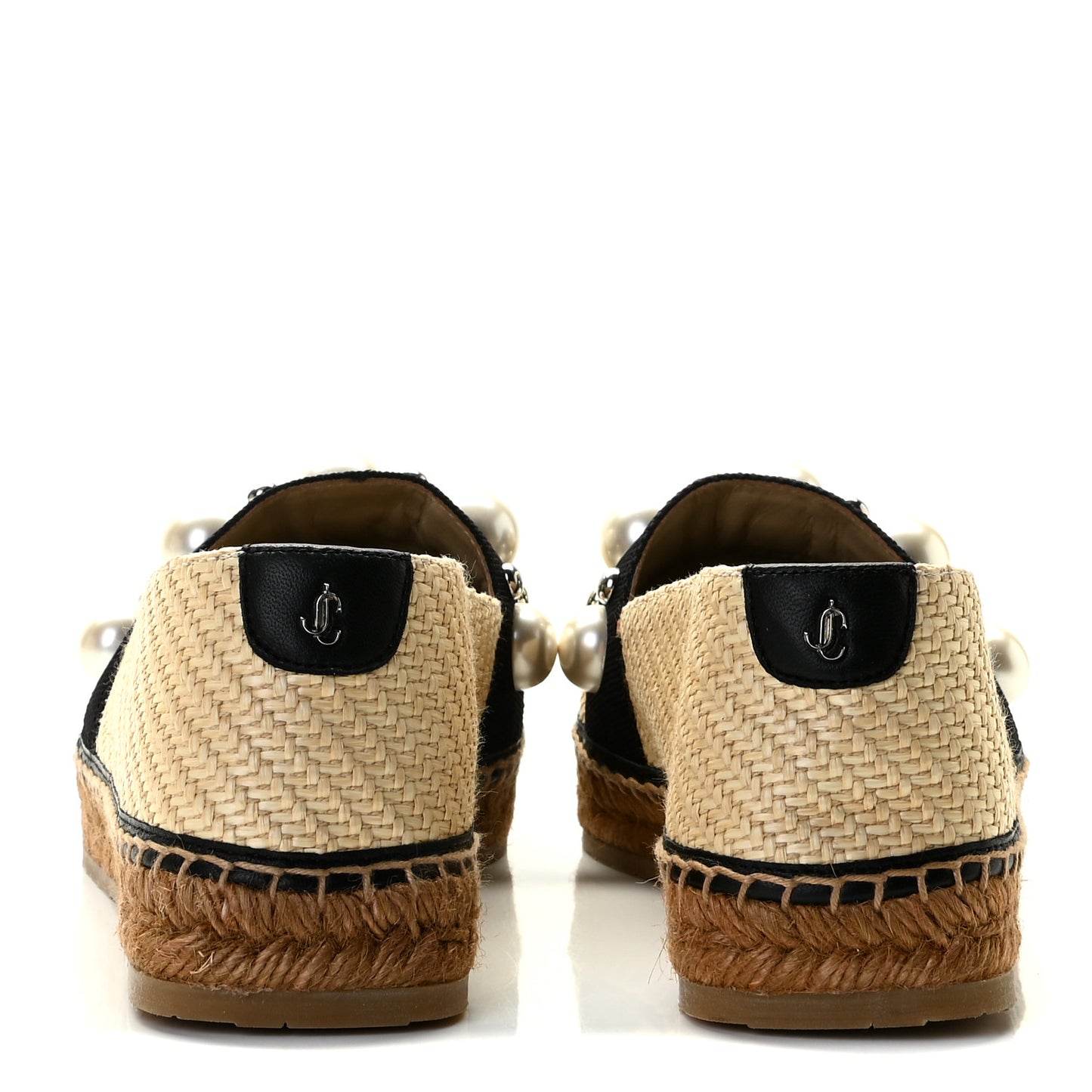 Raffia Embellished Dru Espadrilles 38.5 Beige