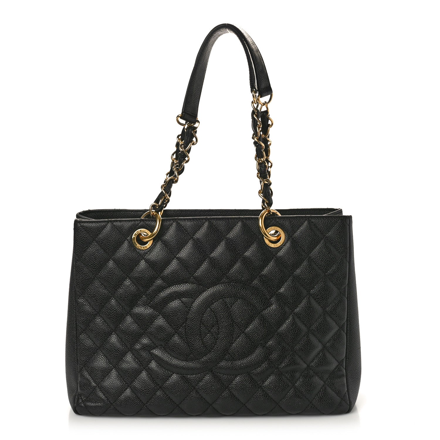 Chanel Caviar Quilted Grand Shopping Tote GST Black 1 of 14