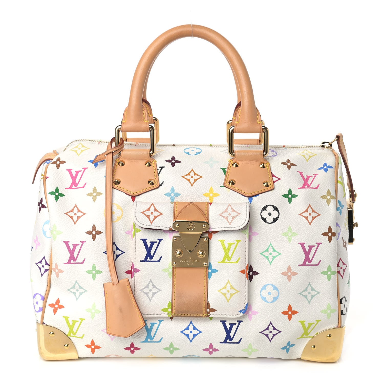 Louis Vuitton Monogram Multicolor Speedy 30 White 1 of 9