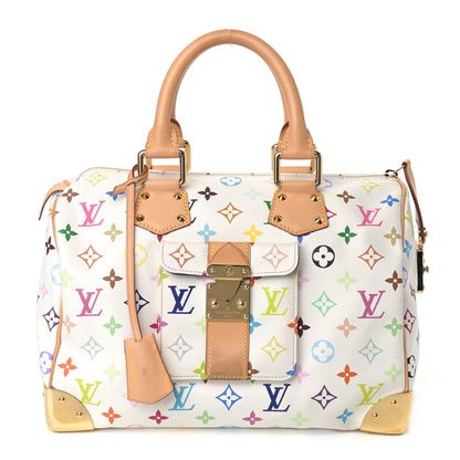 Louis Vuitton Monogram Multicolor Speedy 30 White 1 of 9