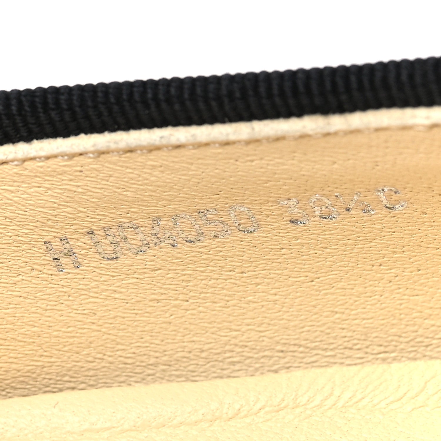 Chanel Lambskin Cap Toe CC Uniform Ballerina Flats 38.5 Black 38.5 Black 9 of 9