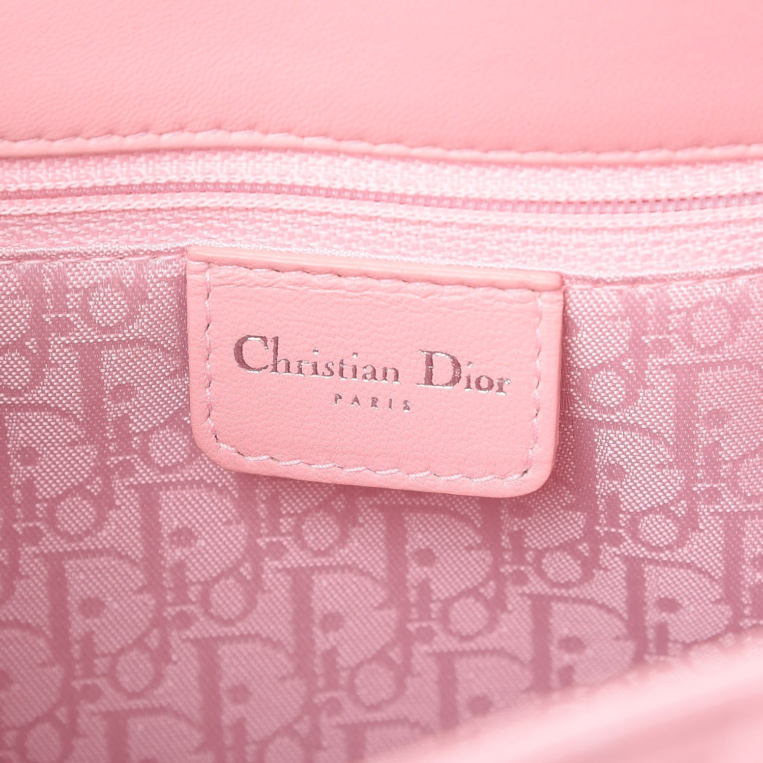 Christian Dior Lambskin Cannage Large Lady Dior Shopper Tote Pink 6 of 8