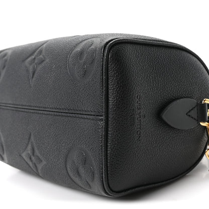 Louis Vuitton Empreinte Monogram Giant Speedy Bandouliere 20 Black 9 of 9