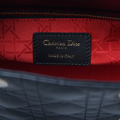Christian Dior Lambskin Cannage Small My ABCDior Lady Dior Black 6 of 10