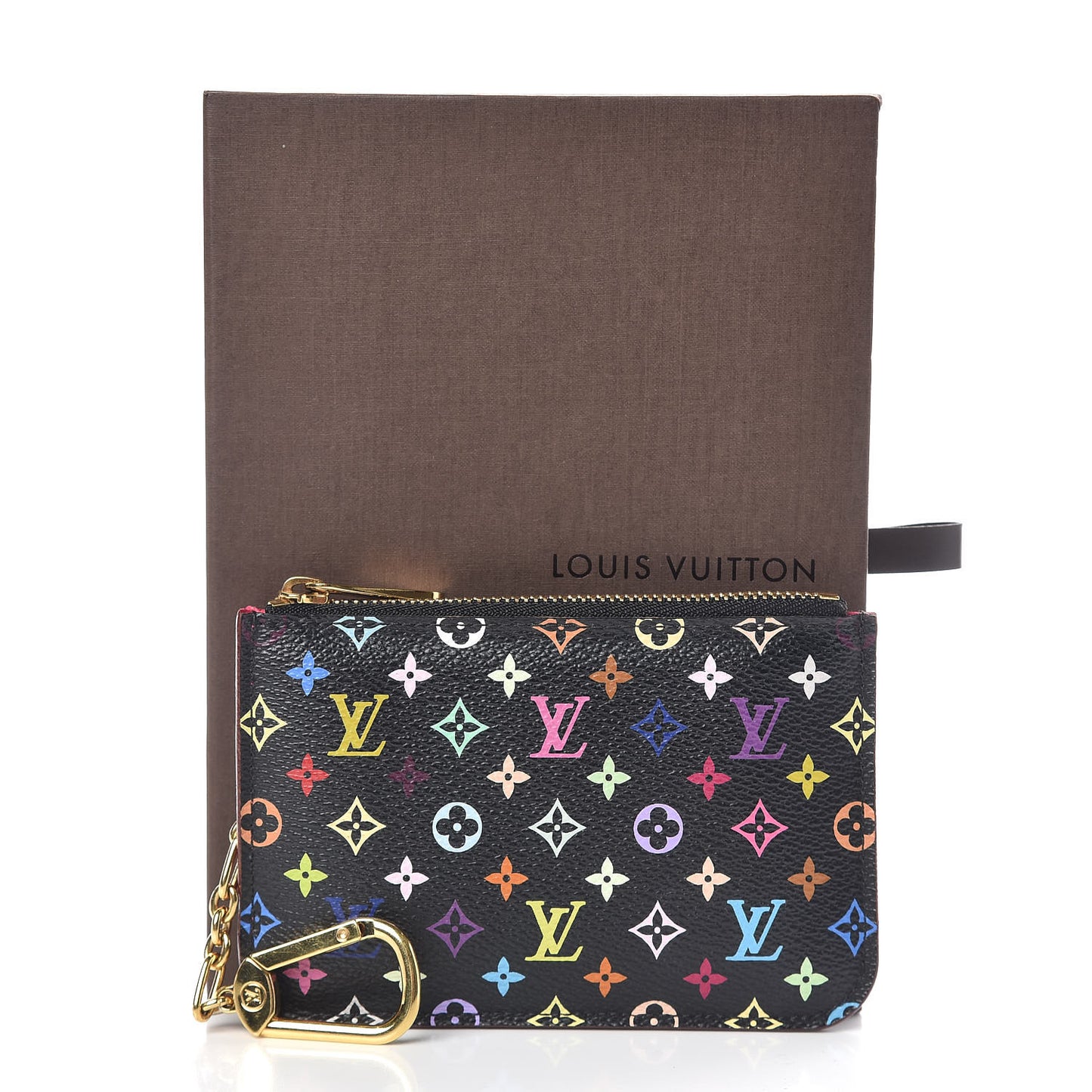 Monogram Multicolor Key Pouch Black Grenade