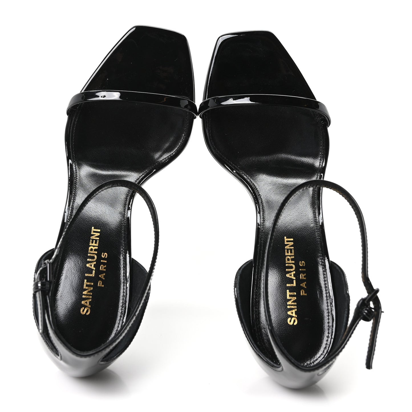 Vernice Chiffon Opyum 85 Sandals 37 Black