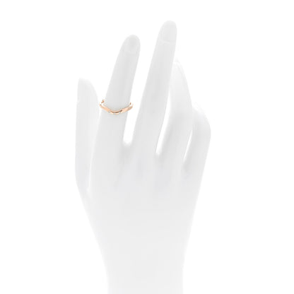 Tiffany 18K Rose Gold Diamond Elsa Peretti Wedding Band Ring 50 5.5 2 of 5