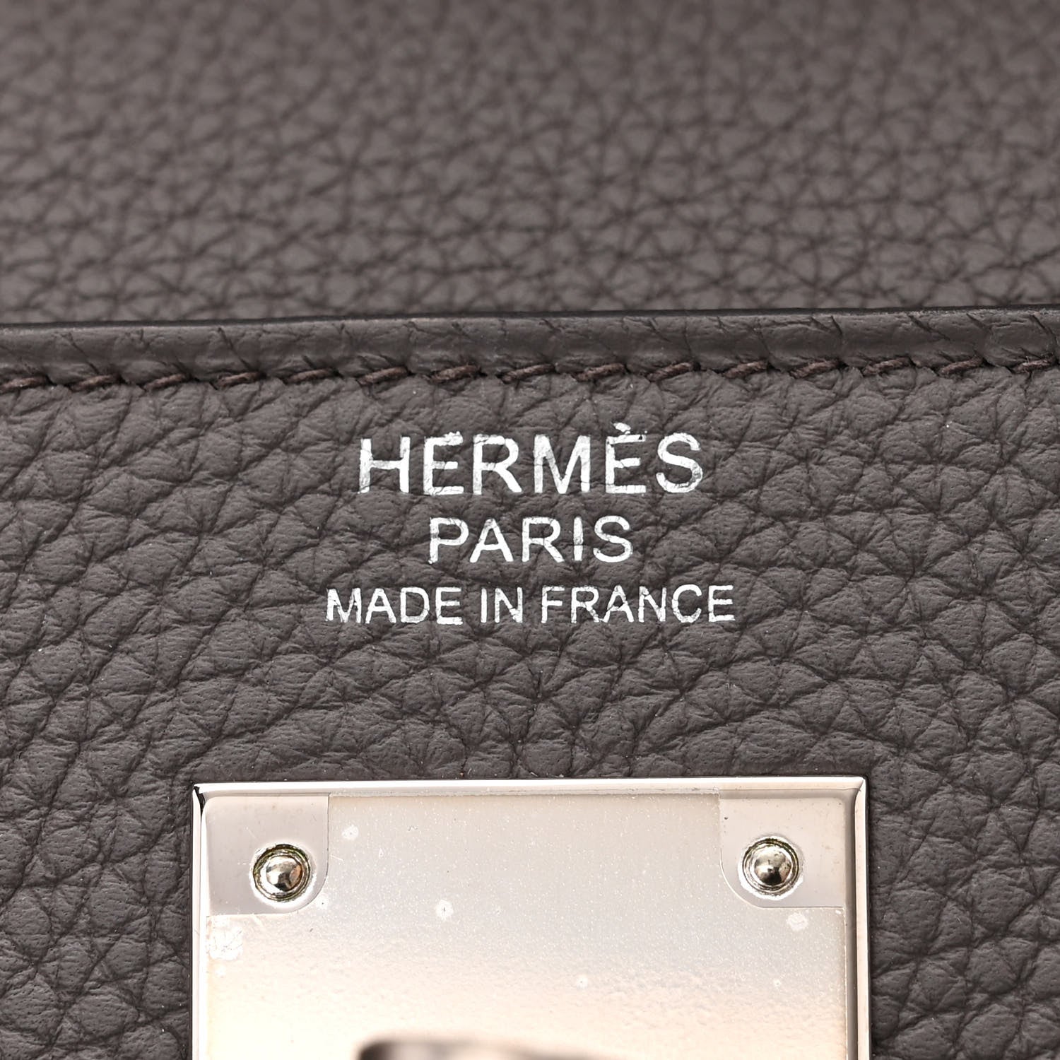 Hermes Togo Kelly Retourne 32 Etain 6 of 14