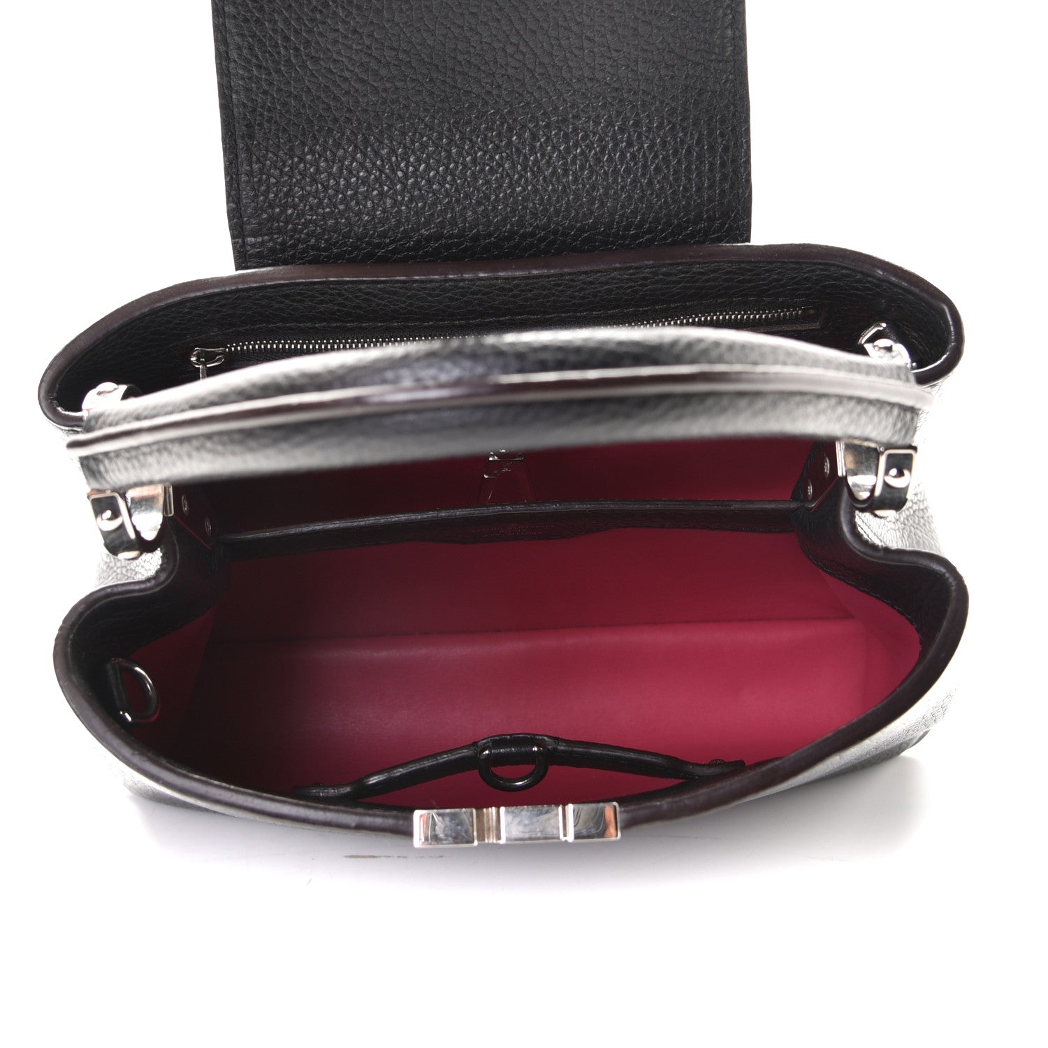 Louis Vuitton Taurillon Capucines BB Black 5 of 7